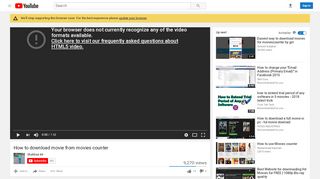 
                            8. How to download movie from movies counter - YouTube