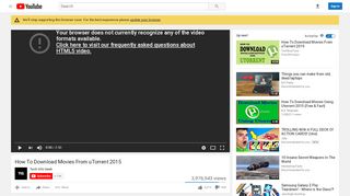 
                            6. How To Download Movies From uTorrent 2015 - YouTube