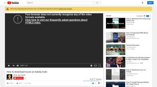 
                            6. How to download music on tubidy.mobi - YouTube