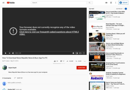 
                            8. How To Download News Republic News & Buzz App For PC - YouTube