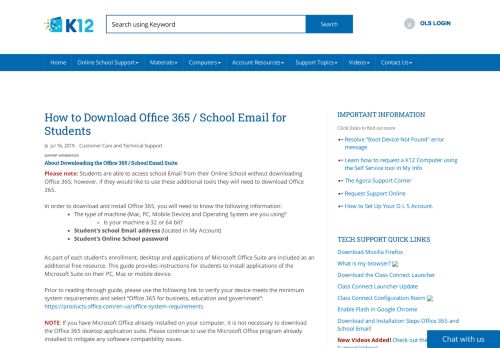 
                            9. How to Download Office 365 / School Email for Students