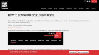 
                            5. How to download Overloud plugins | Overloud
