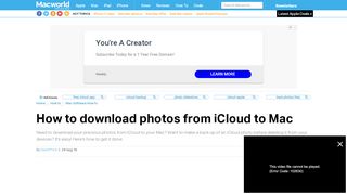 
                            11. How to download photos from iCloud to Mac - Macworld UK