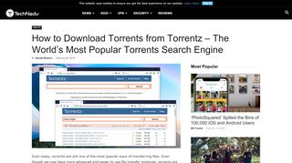 
                            13. How to Download Torrents from Torrentz - TechNadu.com