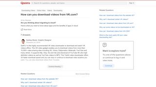 
                            11. How to download videos from VK.com - Quora