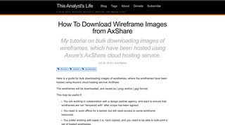 
                            5. How To Download Wireframe Images from AxShare | This Analyst's Life
