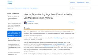 
                            10. How to: Downloading logs from Cisco Umbrella Log Management in ...