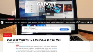 
                            8. How to Dual Boot Windows 10 & Mac OS X on Your Mac « Mac Tips ...