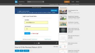 
                            9. How to E-file Revised Return 2015 MyTaxCafe - SlideShare