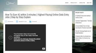 
                            3. How To Earn $1 within 3 minutes | Highest Paying Online ...