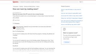 
                            5. How to earn by reading news - Quora