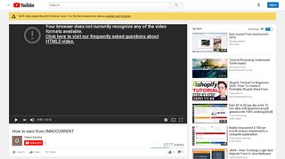 
                            11. How to earn from INNOCURRENT - YouTube
