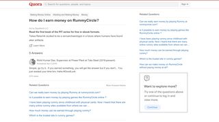 
                            10. How to earn money on RummyCircle - Quora