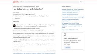 
                            5. How to earn money on Solution Inn - Quora