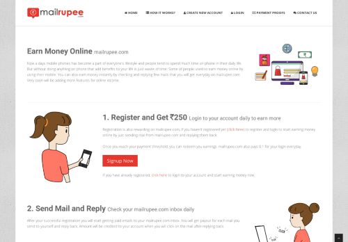 
                            4. How to earn money online | mailrupee.com