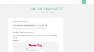 
                            7. How to earn on news dog (Registration) – DIGITAL INSPIRATION