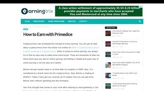 
                            8. How to Earn with Primedice - EarningTrix | Make Money Like A Pro