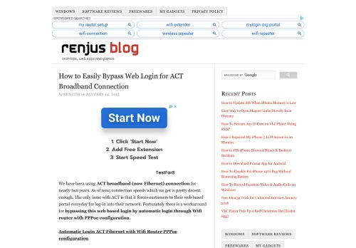 
                            5. How to Easily Bypass Web Login for ACT Broadband Connection