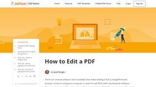 
                            9. How to Edit a PDF | PDF Editor - JotForm