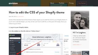 
                            8. How to edit the CSS of your Shopify theme – Envision.io
