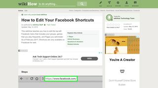 
                            10. How to Edit Your Facebook Shortcuts: 5 Steps (with Pictures)