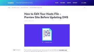 
                            9. How to Edit Your Hosts File - Preview Site Before Updating DNS