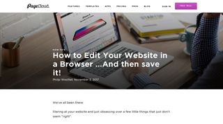 
                            11. How to Edit Your Website in a Browser ...And then save it! - PageCloud