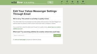 
                            13. How to Edit Your Yahoo Messenger Settings Through Email: 6 Steps