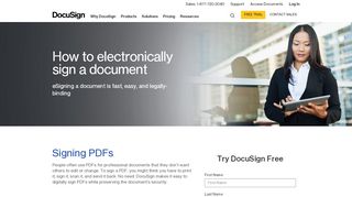 
                            8. How to electronically sign a document | DocuSign