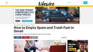 
                            13. How to Empty Spam and Trash Fast in Gmail - Lifewire