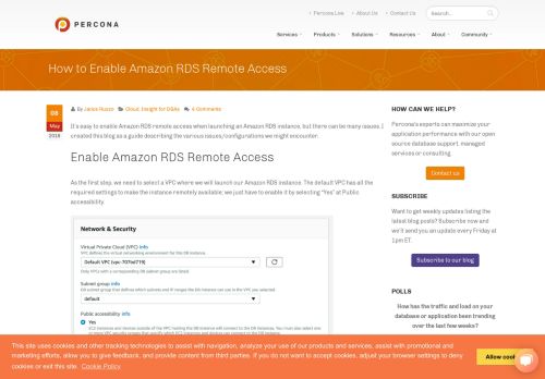 
                            11. How to Enable Amazon RDS Remote Access - Percona Database ...