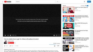 
                            2. How to enable Auto Login for Alliance Broadband |Latest 2018 ...