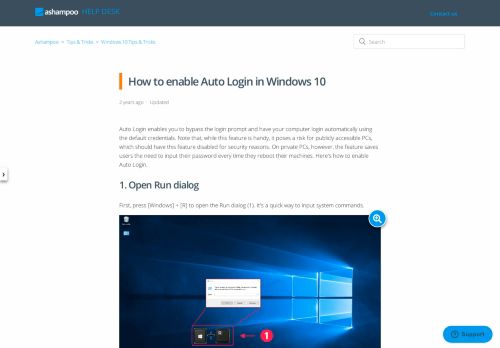 
                            9. How to enable Auto Login in Windows 10 – Ashampoo