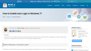 
                            3. How to Enable Auto Login in Windows 7? - Rene.E ...