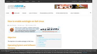 
                            8. How to enable autologin on Kali Linux - LinuxConfig.org