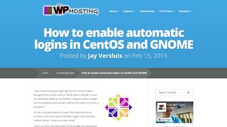 
                            12. How to enable automatic logins in CentOS and GNOME | WP Hosting