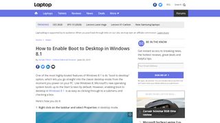 
                            7. How to Enable Boot to Desktop in Windows 8.1 | Start Button Tips