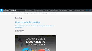 
                            10. How to Enable Cookies | Digital Trends