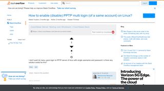 
                            1. How to enable (disable) PPTP multi login (of a same account) on ...