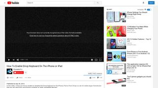 
                            6. How To Enable Emoji Keyboard On The iPhone or iPad - YouTube