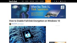 
                            4. How to Enable Full-Disk Encryption on Windows 10