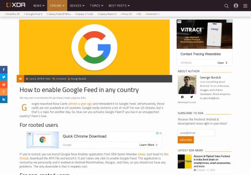 
                            9. How to enable Google Feed in any country - XDA Developers