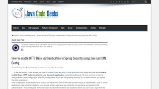 
                            7. How to enable HTTP Basic Authentication in Spring Security using ...
