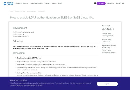 
                            11. How to enable LDAP authentication on SLES9 or SuSE Linux 10.x