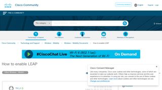 
                            1. How to enable LEAP - Cisco Community