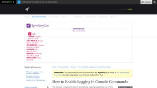 
                            4. How to Enable Logging in Console Commands (Symfony 3.2 Docs)