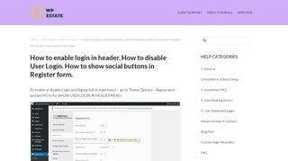 
                            12. How to enable login in header. How to disable User Login. How to ...