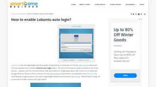 
                            2. How to enable Lubuntu auto login? - SmartHomeBeginner