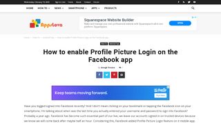 
                            12. How to enable Profile Picture Login on the Facebook app