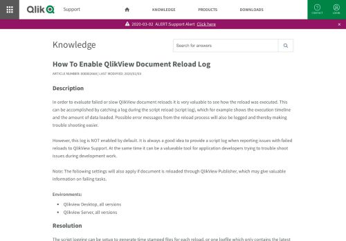 
                            7. How To Enable QlikView Document Reload Log - Qlik Support
